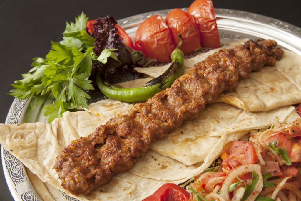 Traditional Turkish Adana Kebab - Shish Kebab